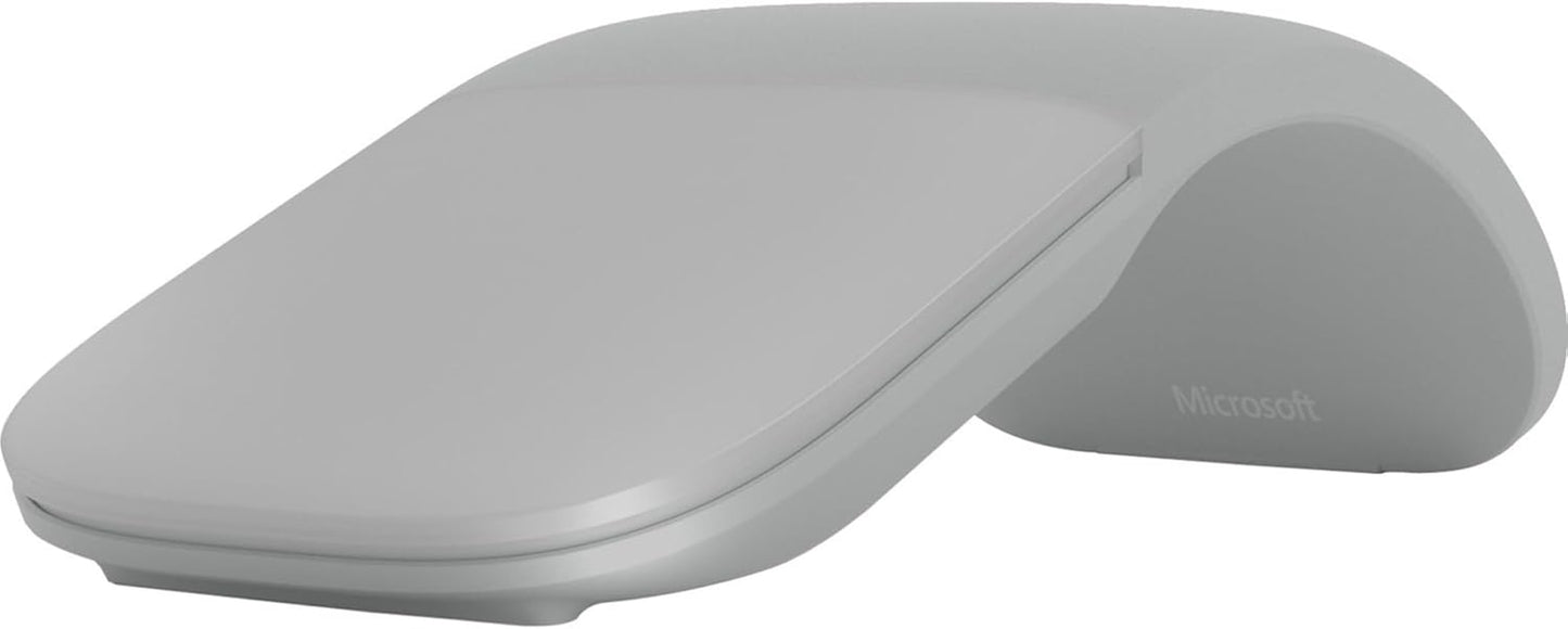 Microsoft Arc Mouse - Black. Sleek,Ergonomic Design, Ultra Slim and Lightweight, Bluetooth Mouse for Pc/Laptop,Desktop Works with Windows/Mac Computers