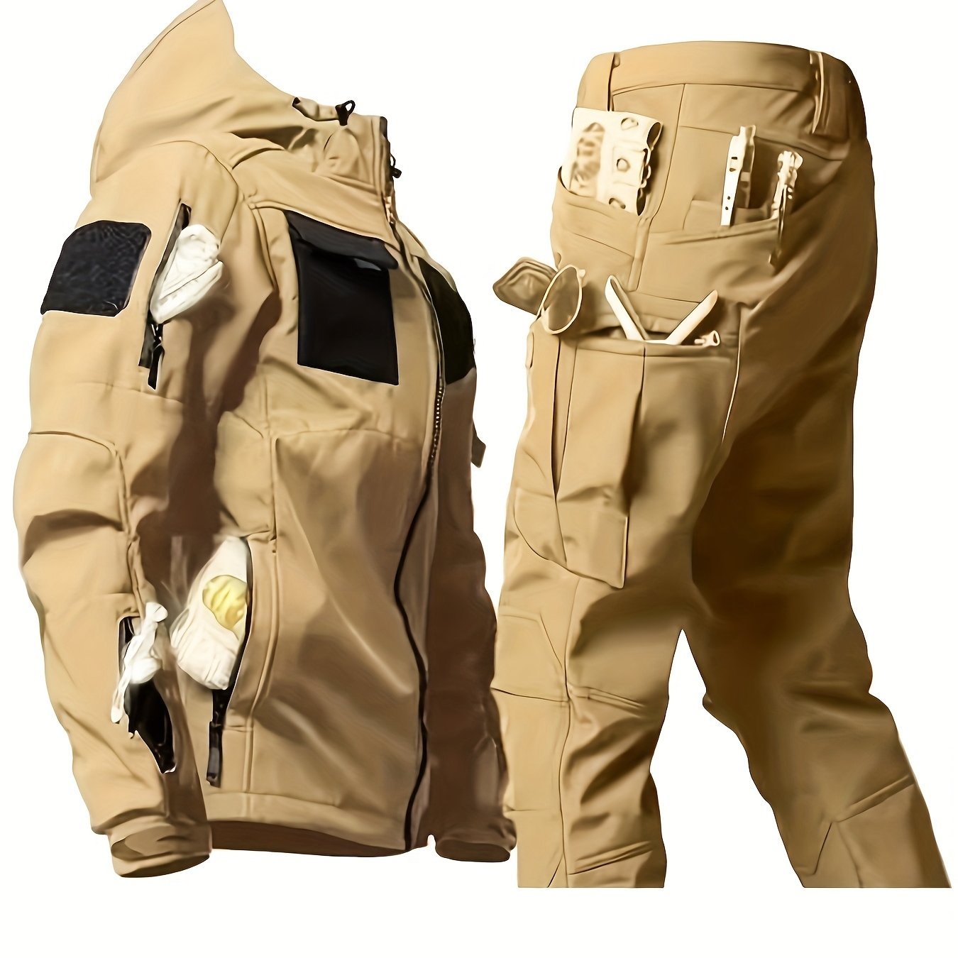 Տղամարդկանց համար նախատեսված բացօթյա սպորտաձևերի համար նախատեսված քամուց պաշտպանող և թավշյա փափուկ կոշիկ