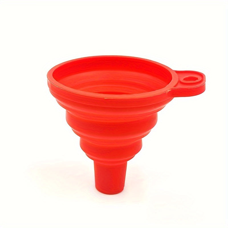 1pc, Multi Functional Outdoor And Household Funnels, Expandable And Portable Foldable Funnels, Space Saving Dispensers Suitable For All Liquid Dispensers, Perfect For Kitchens And Outdoor Small Tools Kitchen Accessories