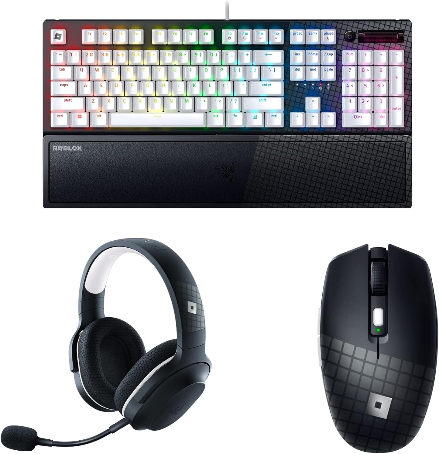 Razer Blackwidow V3 Mechanical Gaming Keyboard: Green Mechanical Switches - Tactile & Clicky - Chroma RGB Lighting - Compact Form Factor - Programmable Macro Functionality - Quartz