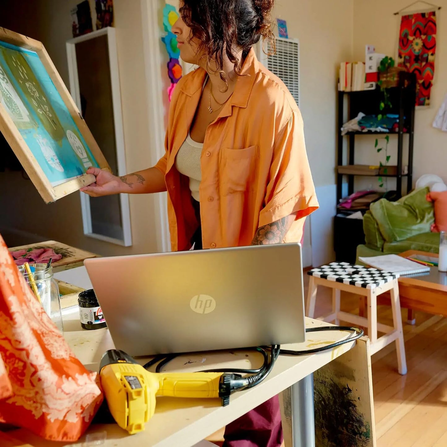 HP 15.6" Touchscreen Business & Student Laptop Computer, 64GB RAM 2TB SSD, 10-Cores Intel Core I5, Windows 11 Pro Laptop with Microsoft Office Lifetime Suite, PLUSERA Earphones, Silver