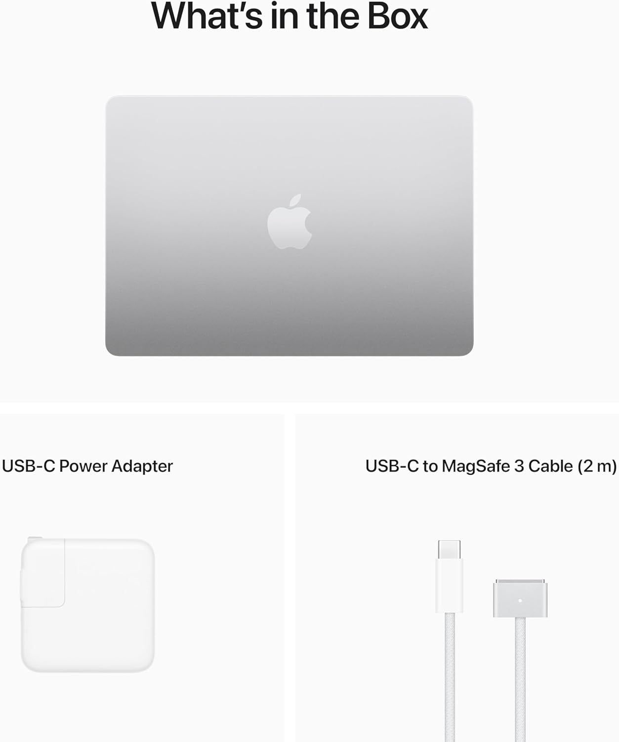 Apple 2022 Macbook Air Laptop with M2 Chip: Built for Apple Intelligence, 13.6-Inch Liquid Retina Display, 8GB RAM, 256GB SSD Storage, Backlit Keyboard, 1080P Facetime HD Camera; Silver