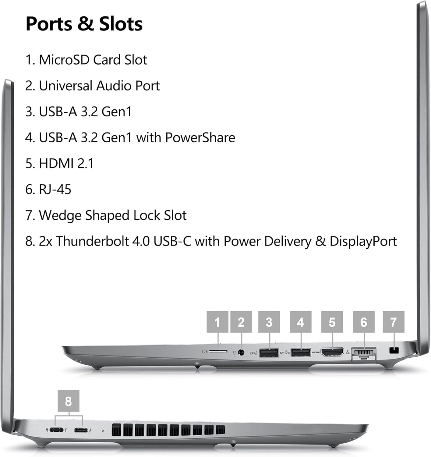 Dell Latitude 5550 15 Business AI Laptop, 15.6" FHD Computer, Intel Ultra 7 155U (Beat I7-1355U), 32GB DDR5 RAM, 1TB SSD, Wifi 6, Backlit Keyboard, Fingerprint Reader, Windows 11 Pro