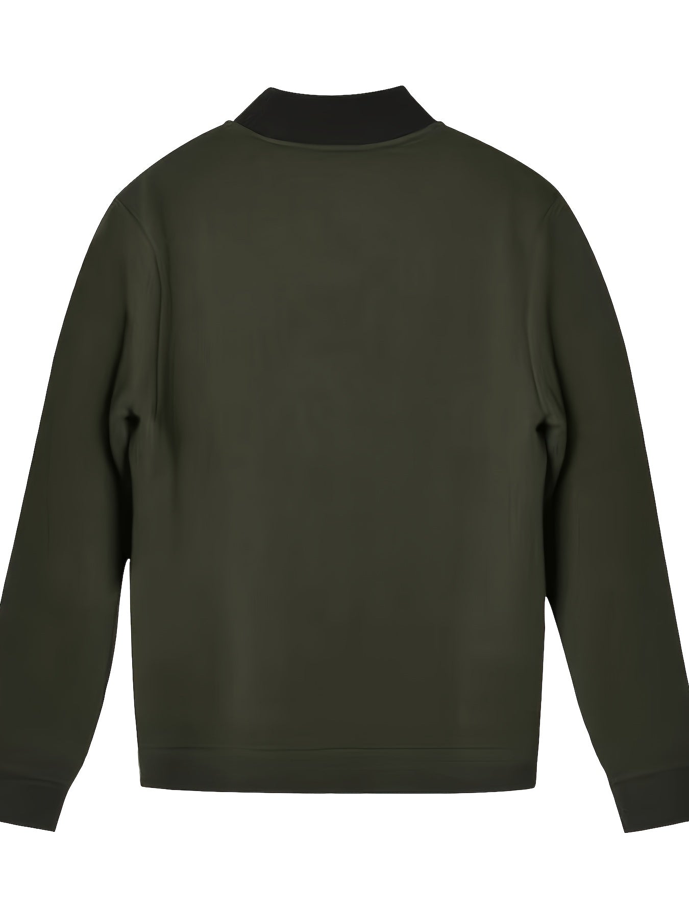 Տղամարդու թեթև, կանգնած օձիքով բաճկոն՝ ձիթապտղի կանաչ, փափուկ, կայծակաճարմանդով բաճկոն՝ գրպաններով, սովորական չափսի՝ գարնանային/աշնանային արշավների և առօրյա բացօթյա հագուստի համար, արշավային պարագաներ