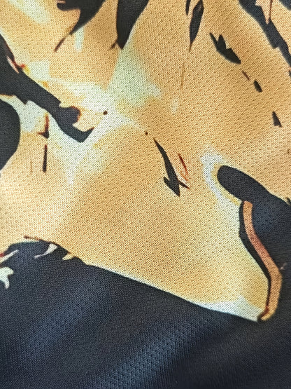 Նոր Առյուծի 3D Տպագրության Նախշ, Կարճ Թևքերով Կլոր Վզիկով Շապիկ, Տղամարդկանց Արտաքին Հագուստ