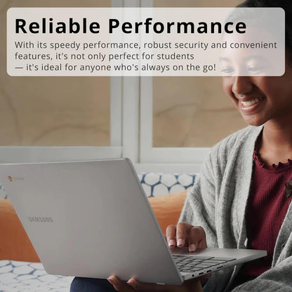 SAMSUNG plus V2 2-In-1 12.2" Touchscreen Chromebook Laptop, Intel Celeron 3965Y, 4GB RAM, 64GB Emmc, 1M Front Camera, Wi-Fi, Bluetooth, Microsd Reader, Stylus Pen, Chrome OS, Silver, 128GB USB Card