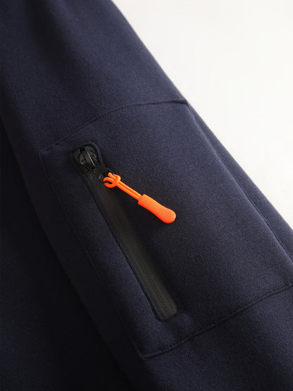 2 հատ տղամարդու միագույն երկարաթև սվիտեր և մարզաշապիկ գլխարկով, հարմար է գարնանային, աշնանային և ձմեռային սպորտաձևերի համար։