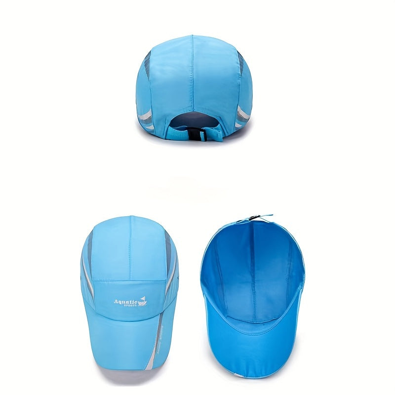 Unisex կարգավորվող պոլիեսթեր բեյսբոլի գլխարկ՝ բադի լեզվով, արևապաշտպան բացօթյա ձկնորսական գլխարկ, միայն ձեռքի լվացում, հյուսված, ձգվող փակում, տեղադրված է գարուն/աշուն սեզոնին