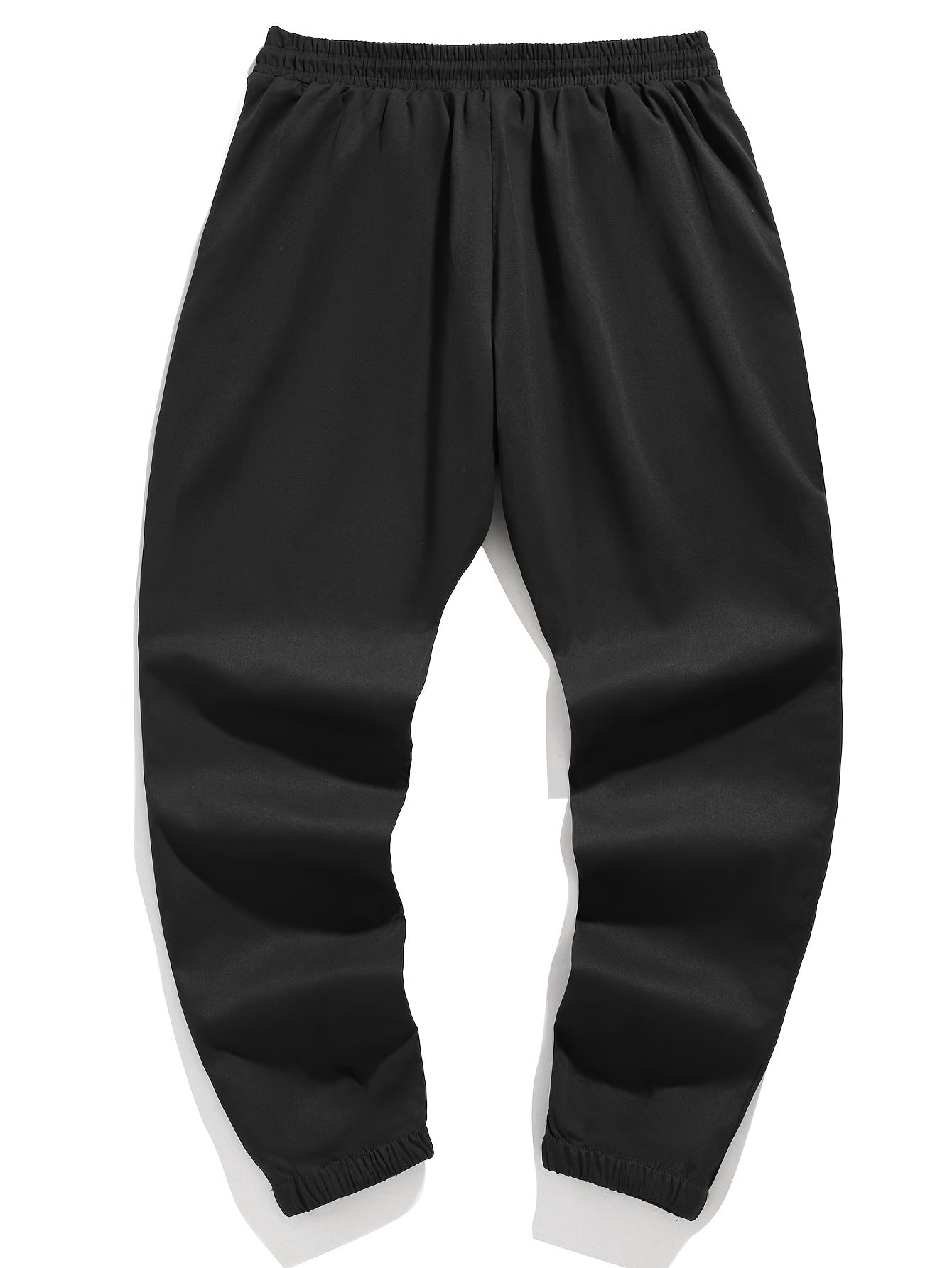 Տղամարդկանց պատահական պարաններով ջոջեր, 100% պոլիեսթեր չձգվող գործվածք, այբուբենի տպագրությամբ դետալներով սովորական տաբատ, 100% պոլիեսթեր, նորաձև աշխատանքային հագուստ