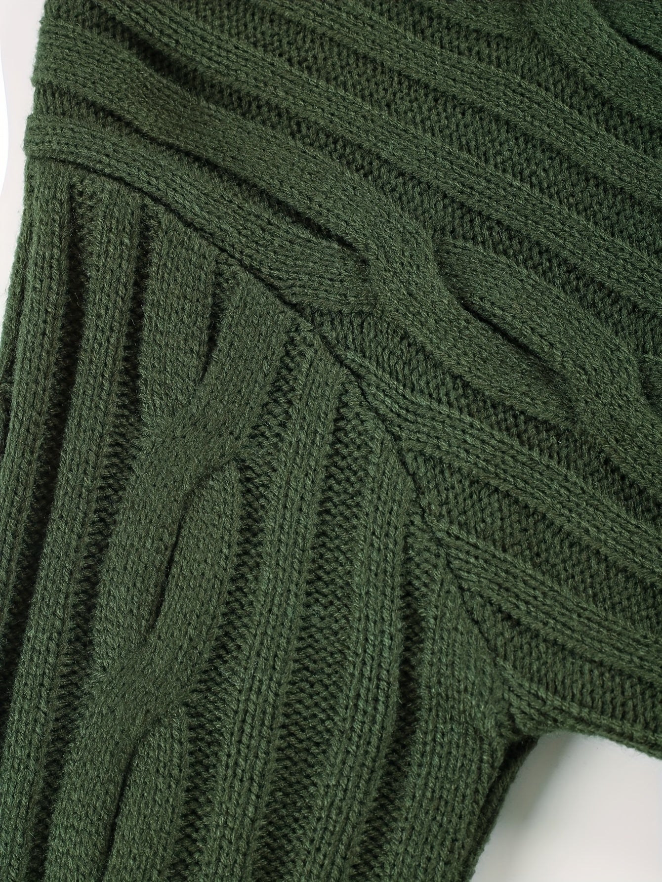 New Autumn-Winter Men's Casual Commuter Solid Color Crew Neck Knit Pullover