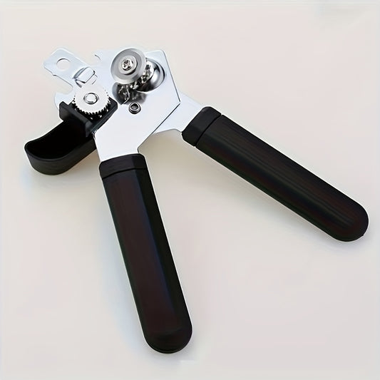 Stainless steel can opener Manual 3-in-1 multi-function can opener Kitchen gadget Can opener knife