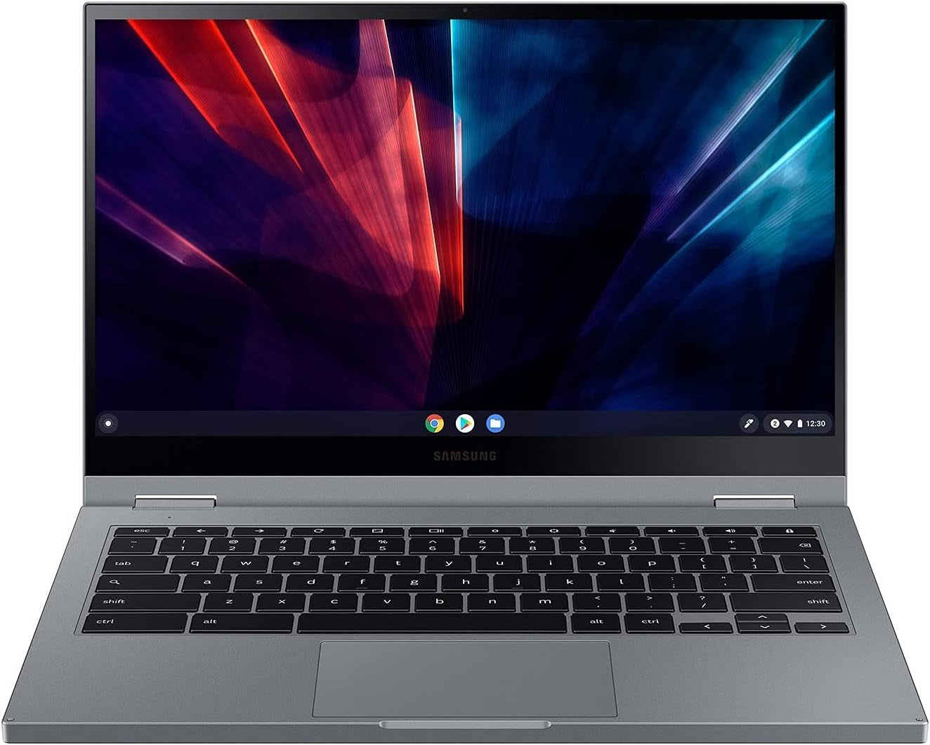 Samsung Electronics Galaxy Chromebook 2, 13.3” Intel Core I3-Processor, 128GB, 8GB RAM, Mercury Grey (2021 Model) - XE530QDA-KB1US