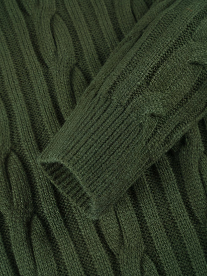 New Autumn-Winter Men's Casual Commuter Solid Color Crew Neck Knit Pullover