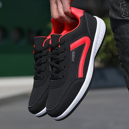 Men'S Classic British Style Casual Business Shoes - All-Season Solid  Geometric Pattern, Low Top Lace-Up, Round Toe, Faux Upper, Fabric Inner, EVA TPR Sole, Comfortable Minimalist Design for Daily  Outdoor Use, Everyday Com