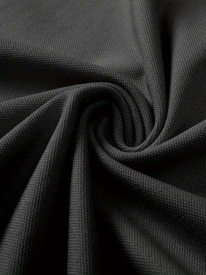 Տղամարդկանց սովորական գոլֆի վերնաշապիկ, 100% պոլիեսթեր տրիկոտաժե գործվածք, երկրաչափական նախշով, կոճակով օձիք, սովորական պիտույք, ամառային կարճ թև վերնաշապիկ՝ մուգ կապույտ, բաց կանաչ, խակի, սև