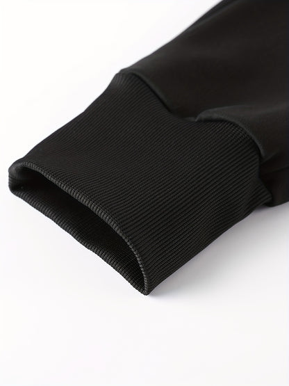 Գարնանային և աշնանային տղամարդկանց առօրյա սպորտային միագույն կոստյում