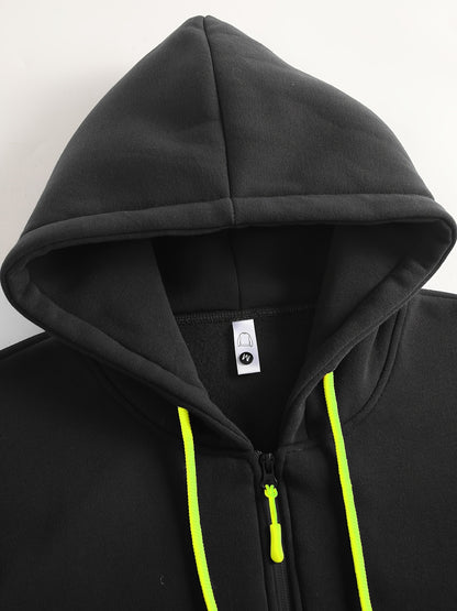 2 հատ տղամարդու միագույն երկարաթև սվիտեր և մարզաշապիկ գլխարկով, հարմար է գարնանային, աշնանային և ձմեռային սպորտաձևերի համար։