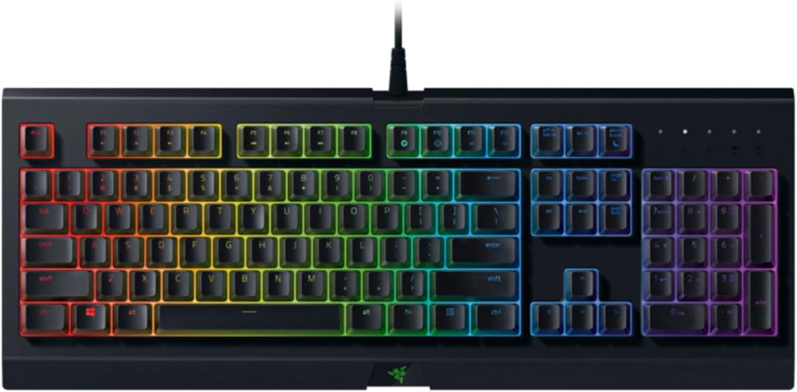 Razer Cynosa Chroma Gaming Keyboard: Individually Backlit RGB Keys - Spill-Resistant Design - Programmable Macro Functionality - Quiet & Cushioned