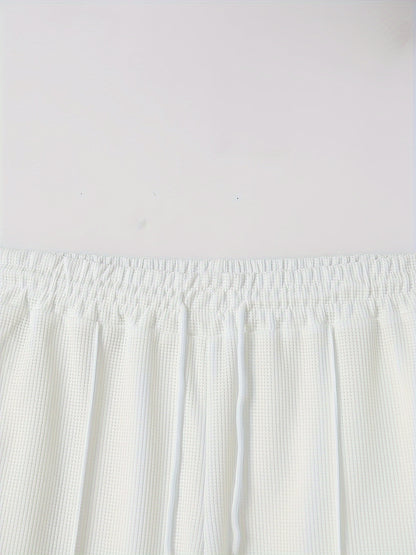 Բեյսբոլի օձիքով բաճկոնի և տաբատի հավաքածու՝ վաֆլի գործվածքից