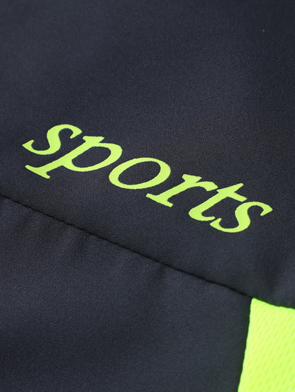 Comfortable Men's Casual Patchwork Sport Suit Jacket and Trousers Tracksuit, Streetwear Set, Casual Sportswear, Sporty Look, Stylish Tracksuit, Quality Stitching, Comfortable Fabric, Twopiece Suit, Matching Outfit, Urban Styl