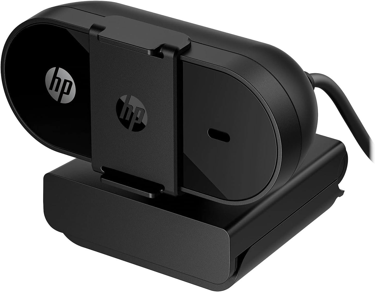 HP 320 FHD Webcam - USB-A Computer Camera with Mic & Privacy Cover - for Desktop, Laptop, & Chromebook - 1080P Resolution W/Wide FOV - Zoom & Teams Compatible - Clip Mount, Tripod Support, & Swivel