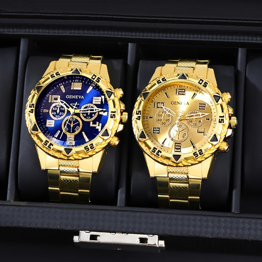 1pc Men'S Stylish Black Stainless Steel Quartz Watch - Elegant Round Dial, Durable Analog Display, Perfect Gift for Valentine'S Day, Birthday, Christmas, etc., Gift Watches | Elegant Wristwatches | Analog Watches