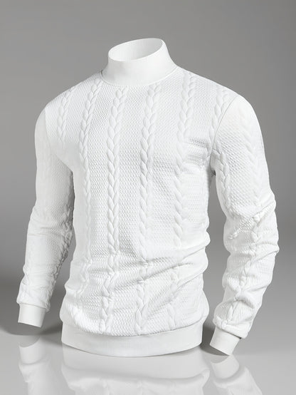 Տղամարդու գարնանային և աշնանային բարձր օձիքով միագույն, հեշտ ամրացվող, կողային կտորից վերնաշապիկ, պատրաստված հարմարավետ և մաշկի համար անվտանգ նյութից, կատարյալ է ինչպես առօրյա զբոսանքների, այնպես էլ աշնանային և ձմեռային սեզոնների ամենօրյա կրելու համար։