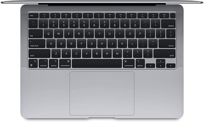 2020 Apple Macbook Air Laptop: Apple M1 Chip, 13” Retina Display, 8GB RAM, 256GB SSD Storage, Backlit Keyboard, Facetime HD Camera, Touch ID. Works with Iphone/Ipad; Space Gray