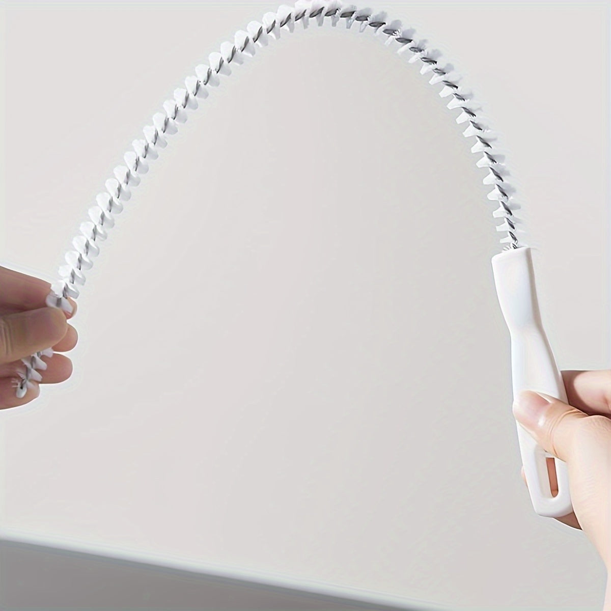 1pc Flexible Sink & Drain Cleaning Brush, Sewer Dredge Hair Clog Remover, Manual Plumbing Snake Tool for Toilet, Bathroom, Kitchen - No Electricity Needed