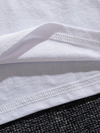 Տղամարդու կարճ թևքով ռումինական «Qitate» գրությամբ շապիկ - «Face Ce Vreau Cand Si Under Breath» տպագրությամբ, թեթև պոլիեսթերային, ամառային ամենօրյա վերնաշապիկ, կլոր վզնոցով, լվացվող մեքենայով, լվացվող մարզաշապիկ՝ թավ տեքստով, թեթև նյութով։