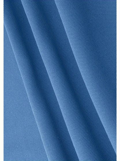 Տղամարդկանց պատահական գոլֆի պոլո վերնաշապիկ, երկրաչափական նախշ, թեթև ձգվող գործվածք, պոլիեսթեր 100%, սովորական, ամառային կարճ թեւ, շրջափակով օձիքով և կոճակի դետալներով, 210գ/մ² - Բուրգունդի