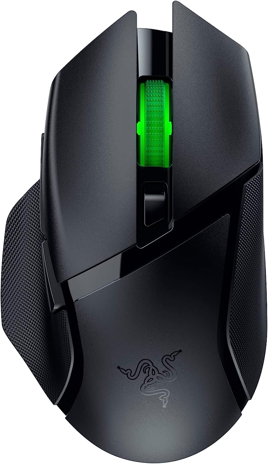 Razer Basilisk V3 X Hyperspeed Wireless Gaming Mouse: up to 285 Hr Battery - 18K Optical Sensor - Mechanical Switches - Chroma RGB - 9 Programmable Controls - Black