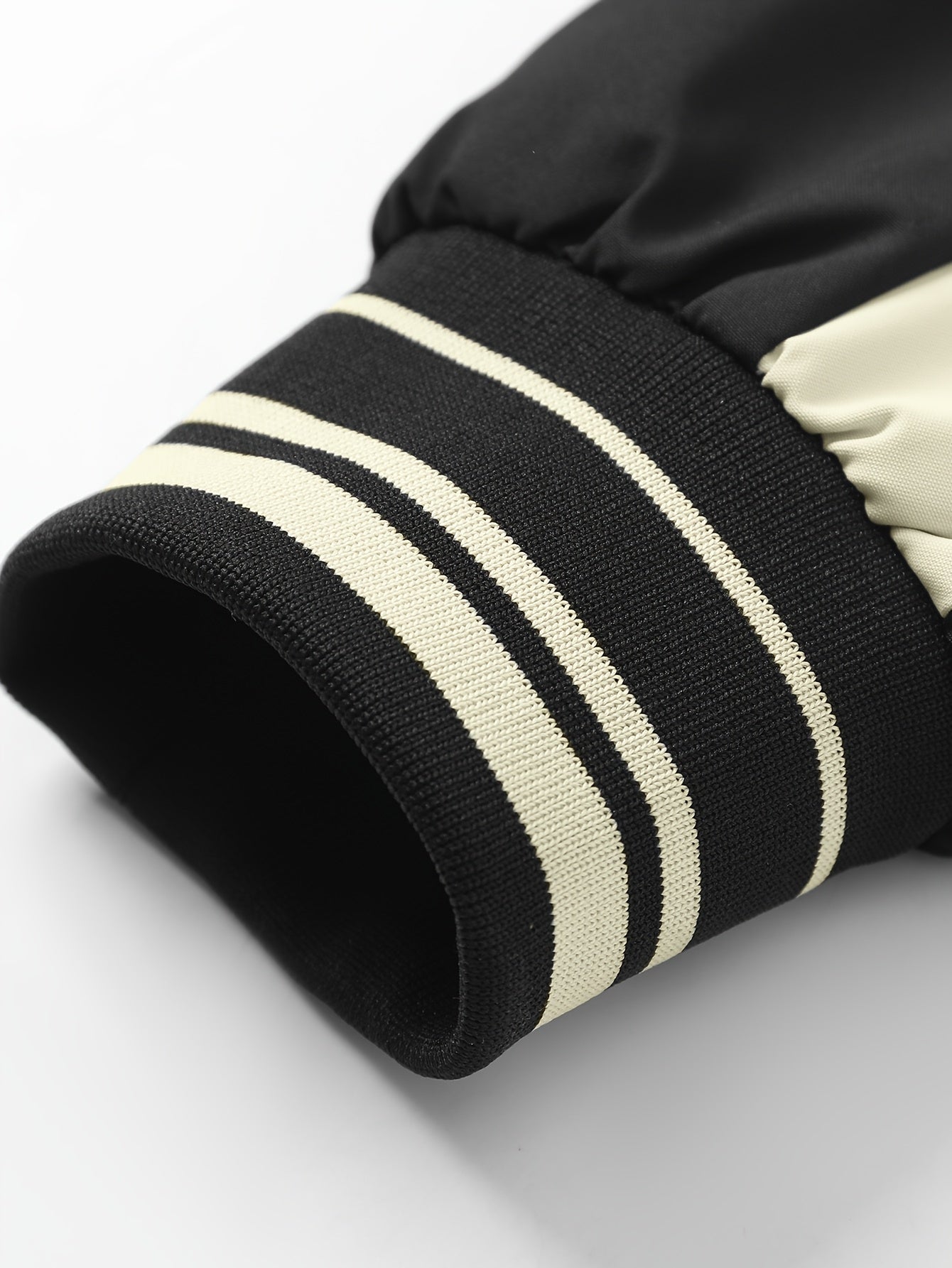 Տղամարդու սպորտային, առօրյա բաճկոնի և տաբատի հավաքածու, երկգույն միահյուսված տառային նախշերով, ոճային, բոլոր եղանակների համար նախատեսված, մարզիկների կողմից նախընտրելի TZ6062