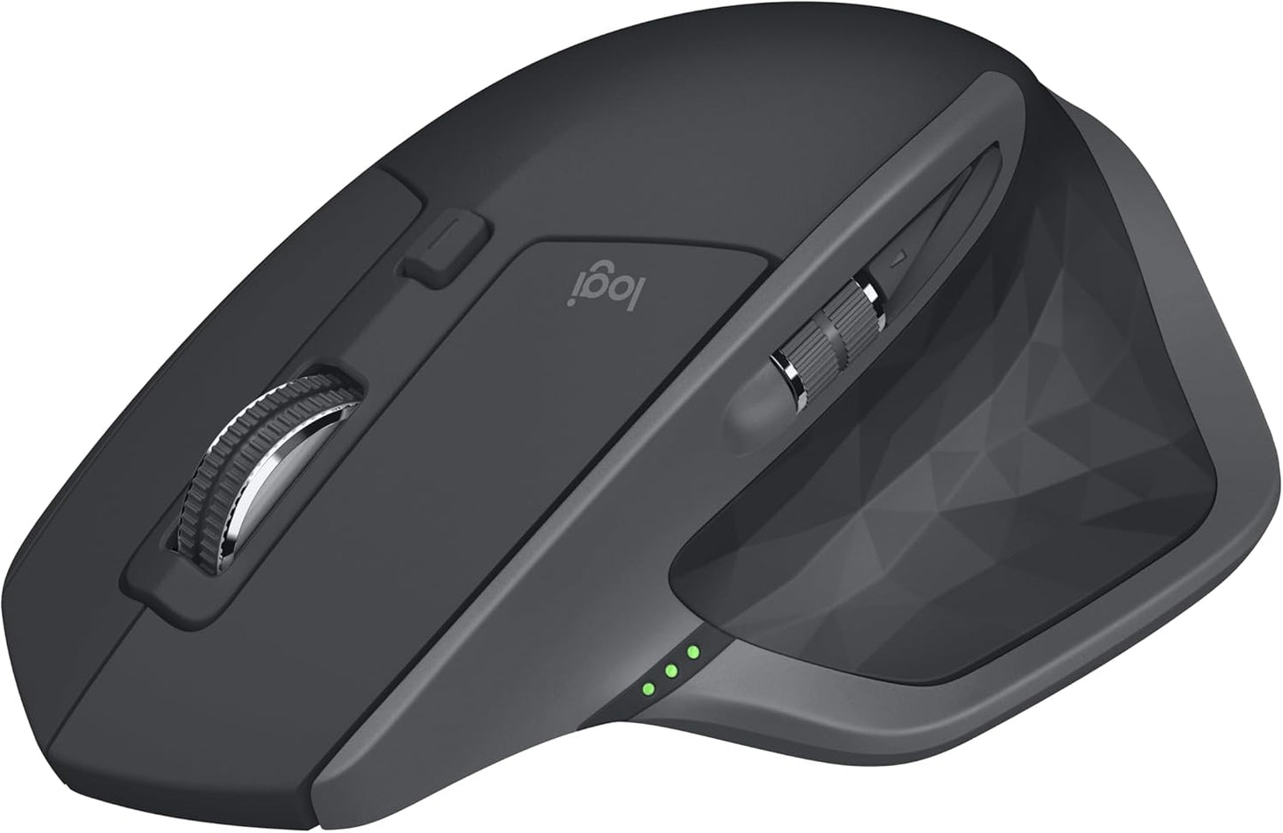Logitech MX Master 2S Wireless Mouse - Hyper-Fast Scrolling, Ergonomic, Rechargeable, Control 3 Computers, Graphite