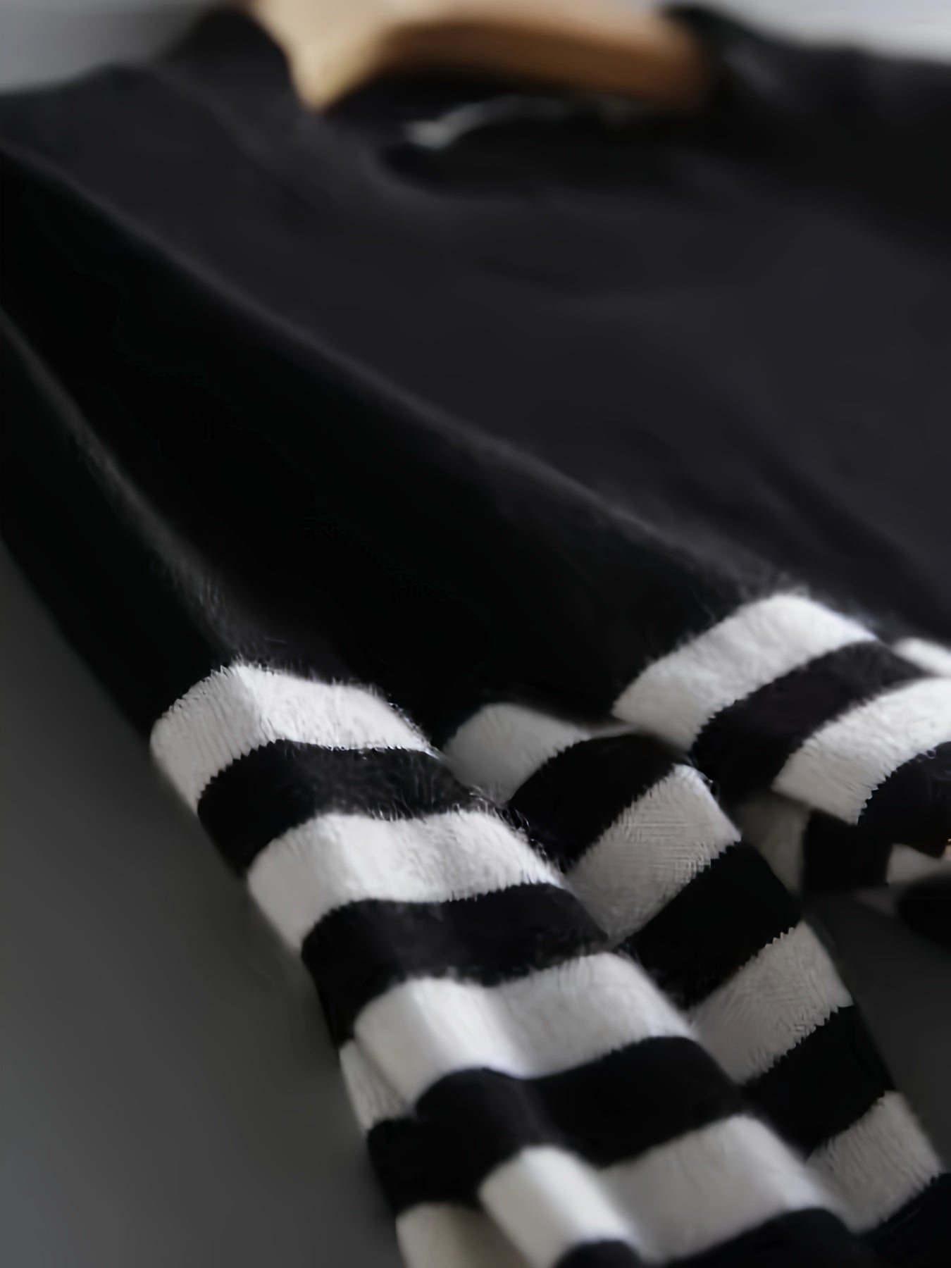 Կանացի Casual Color Block Crew պարանոցով սվիտեր, երկարաթև տրիկոտաժե վերնաշապիկ, վիսկոզայի խառնուրդ 75% պոլիեսթեր 25%, միջին ձգվող, բոլոր եղանակներին, 350 գ/մ² Գործվածքի քաշը