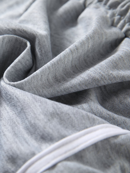 Կոնտրաստ կապող պատահական սպորտային շորտեր, ազատ շորտեր, կանացի ակտիվ հագուստ