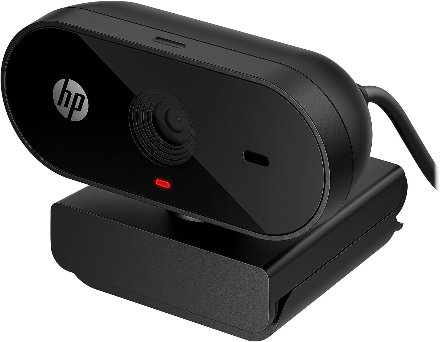 HP 320 FHD Webcam - USB-A Computer Camera with Mic & Privacy Cover - for Desktop, Laptop, & Chromebook - 1080P Resolution W/Wide FOV - Zoom & Teams Compatible - Clip Mount, Tripod Support, & Swivel