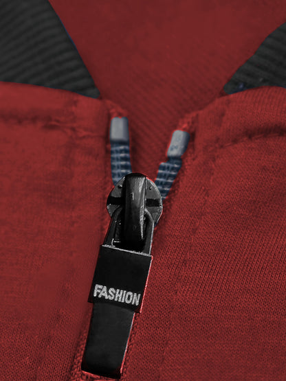 Տղամարդու առօրյա նորաձև կոստյումի հավաքածու՝ պոլիեսթերից, կանգնած օձիքով, կայծակաճարմանդով բաճկոն և լարով տաբատ՝ գարնանային/աշնանային համար