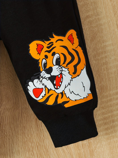 Toddler Baby Boy Clothes Outdoor Set Long Sleeve Sweatshirt Top Casual Pants Fall Winter Outfit Sweatsuit - ayq