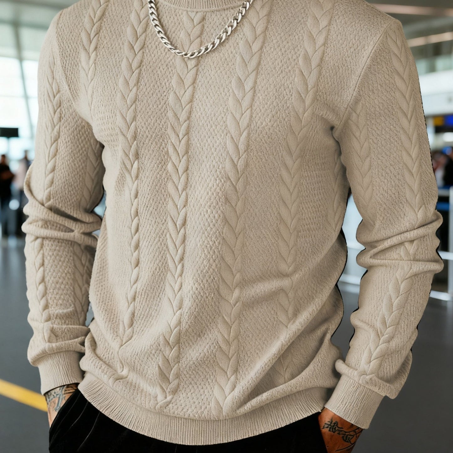 Տղամարդու գարնանային և աշնանային բարձր օձիքով միագույն, հեշտ ամրացվող, կողային կտորից վերնաշապիկ, պատրաստված հարմարավետ և մաշկի համար անվտանգ նյութից, կատարյալ է ինչպես առօրյա զբոսանքների, այնպես էլ աշնանային և ձմեռային սեզոնների ամենօրյա կրելու համար։