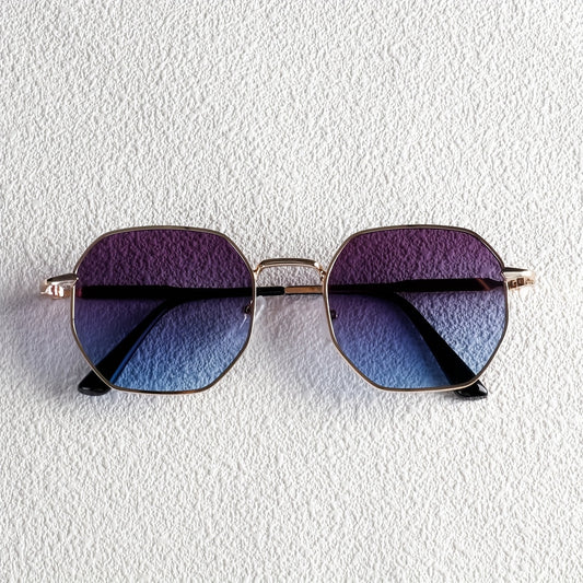 Vintage-Inspired Copper Alloy Full-Rim Men'S Fashion Glasses with Ombre Lenses - Ideal for Daily Commute, Activities & Photo Shoots, Perfect Gift for Halloween, Christmas, Easter, Valentine'S Day, Independence Day, Thanksgivi