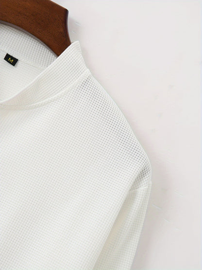 Բեյսբոլի օձիքով բաճկոնի և տաբատի հավաքածու՝ վաֆլի գործվածքից