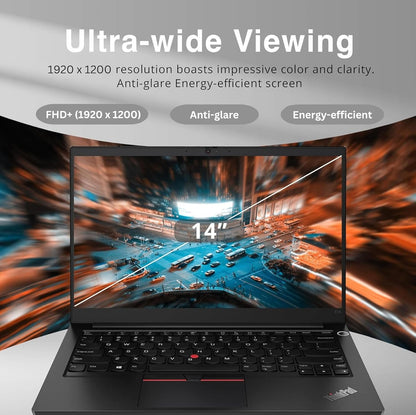 Lenovo Thinkpad E14 Gen 5 Business Laptop, 14" FHD+ Display, AMD Ryzen 7 7730U (Beat I7-1255U), 40GB RAM, 1TB SSD, FP Reader, Backlit Keyboard, HDMI, RJ45, Wi-Fi 6, Windows 11 Pro, Black