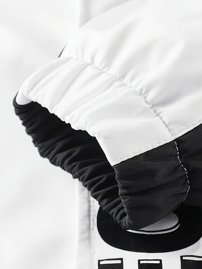 2025 թվականի նոր սպորտային հավաքածու տղամարդկանց համար՝ գարնանային և աշնանային, նորաձև, տպագիր բաճկոն, 100% պոլիեսթեր, փափուկ գործվածք, լվացքի մեքենայով լվացվող, սպորտային ազատ վազքի համազգեստի 2 հատանոց հավաքածու, դեռահասների համար