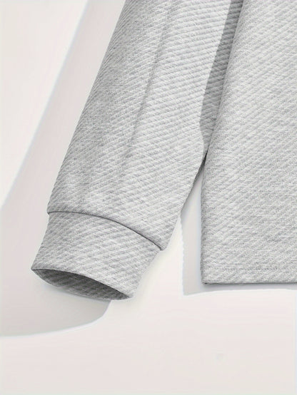 Տղամարդու առօրյա սպորտային հագուստի հավաքածու - Երկար թևքերով, կոճակներով վերնաշապիկ և ջոգեր, ձգվող գործվածքից, գարուն/աշուն հավաքածու