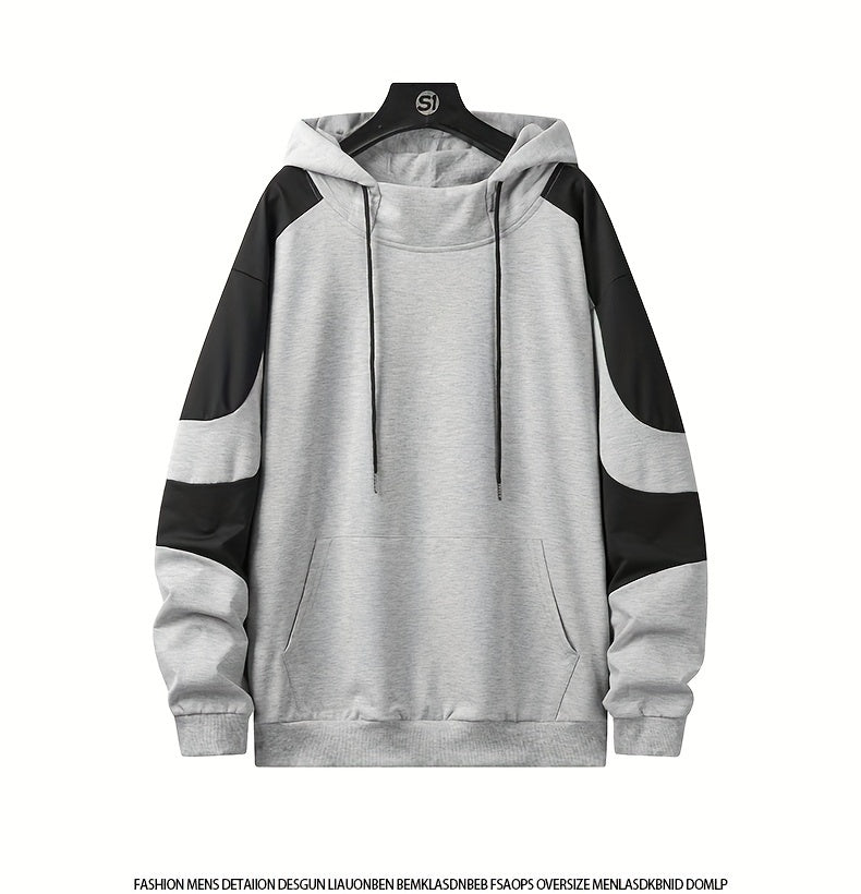 Տղամարդկանց գլխարկով սվիտերի հավաքածու - 2024 թվականի նոր աշնանային առօրյա սպորտային երկար թևքերով հագուստ տղամարդկանց համար