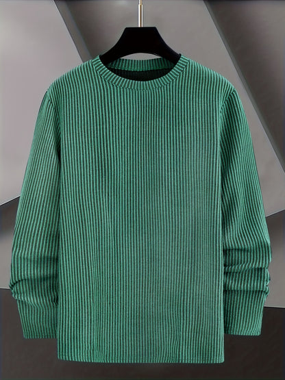 Տղամարդու տրիկոտաժե սվիտեր, գարուն/աշուն ոճի, երիզավոր մարզաշապիկ, ժակարդ, առօրյա, նորաձև, բացօթյա վերնաշապիկ