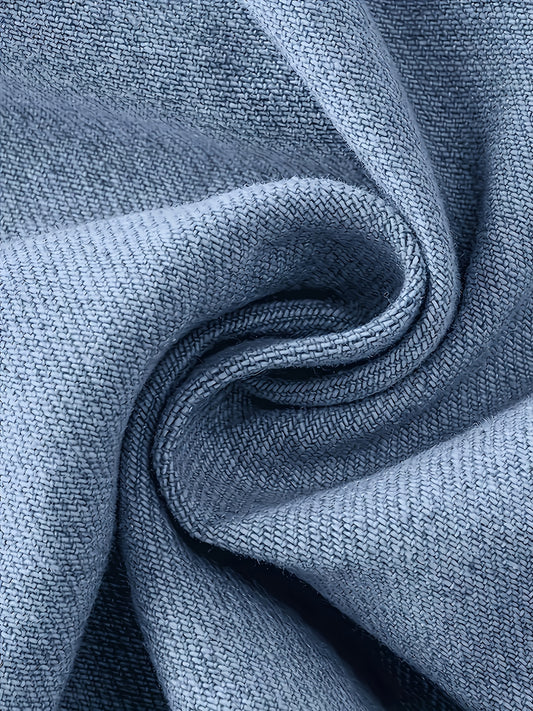 Men's Fashionable Straight-Leg Street Style Denim Jeans, Versatile & Comfortable, Light Blue with Pockets and Zipper/Button Closure - Cotton Blend Fabric, Allseason Jeans|Modern Denim Look|Cotton Blend Jeans - ayq