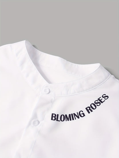 2 հատ տպագիր տղամարդու ամառային կարճ թևքերով կոճակներով վերնաշապիկի և շորտերի հավաքածու