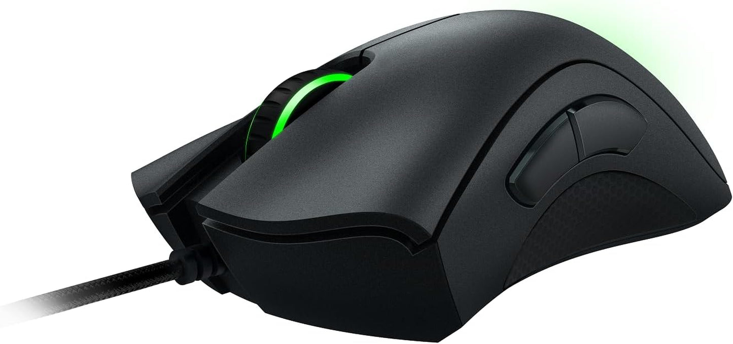 Razer Deathadder Essential (2021) - Wired Gaming Mouse (Optical Sensor, 6400 DPI, 5 Programmable Buttons, Ergonomic Form Factor) Black